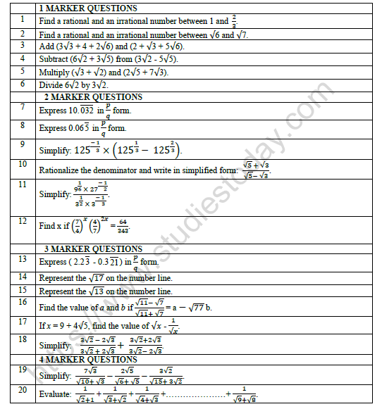 cbse-class-9-number-systems-worksheet-set-a